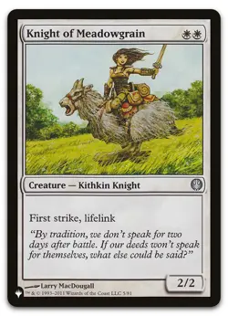 Knight of Meadowgrain #5 (NM) List Reprints LIST LIST Magic MTG - Image 1