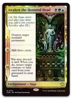 Awaken the Honored Dead #170 (Foil) (NM) Tarkir Dragonstorm TDM Magic MTG - Image 1