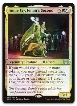Jinnie Fay, Jetmir's Second #195 (Foil) (NM) Streets New Capenna SNC Magic MTG - Image 1
