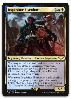Inquisitor Eisenhorn #127 (NM) Warhammer 40,000 40K Magic MTG - Image 1