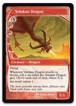 Velukan Dragon (Future Sight) #145 (NM) Mystery Booster 2 MB2 Magic MTG - Image 1