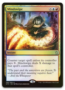 Mindswipe #189 (Foil) (NM) Khans of Tarkir KTK Magic MTG - Image 1