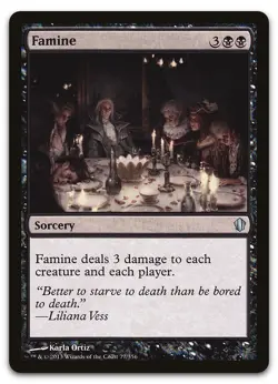 Famine #77 (NM) Commander 2013 C13 Magic MTG - Image 1