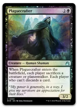 Plaguecrafter #89 (Foil) (NM) Ravnica Remastered RVR Magic MTG - Image 1