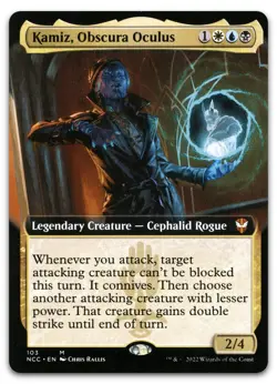 Kamiz, Obscura Oculus (Extended Art) #103 (NM) Streets New Capenna NCC Magic MTG - Image 1