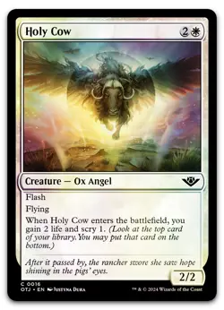 Holy Cow #16 (Foil) (NM) Thunder Junction OTJ Magic MTG - Image 1