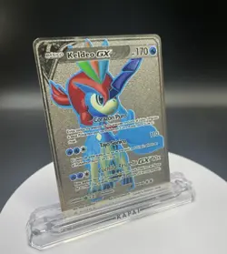 Keldeo GX Gold Metal Pokemon Card Collectible Gift Display - Image 2