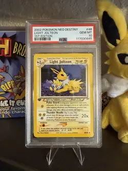 Pokemon Light Jolteon Neo Destiny 1st Edition #48 PSA 10 Gem Mint - Image 2