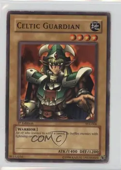 Celtic Guardian 1st Ed. YuGiOh Starter Deck Yugi Evolution #SYE-008 2004 READ - Image 1