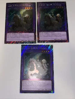 3x Elder Entity Norden 1st Ed Platinum Secret Rare RA04-EN226 Yugioh Playset - Image 1
