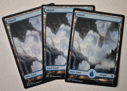 Magic The Gathering - MTG - Island - Battle for Zendikar - Full Art x 3 - NM - Image 1