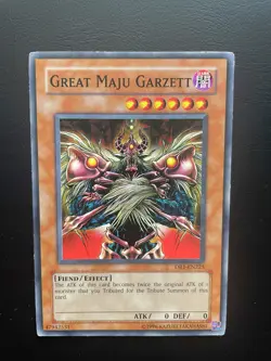 Yugioh Great Maju Garzett DR1-EN225 Common Unlimited Edition MP/HP - Image 1