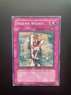 Yugioh Solemn Wishes PSV-055 Common 1st Edition MP - Image 1