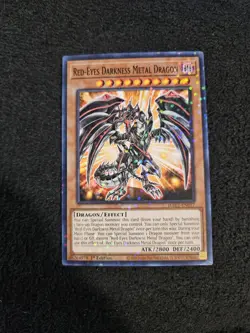 YuGiOh TCG 1x Red-Eyes Darkness Metal Dragon - 1st - Duel Terminal - HAC1-EN017 - Image 1