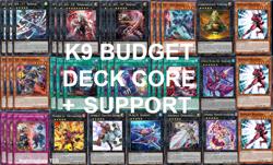 K9 + Support Budget Deck Core *37* Card Yugioh Justice Hunters - Image 1