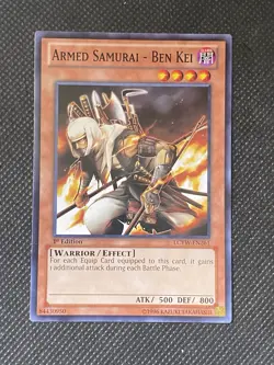 YuGiOh! - Armed Samurai - Ben Kei LCYW-EN261 Common 1st Edition Near Mint - Image 1