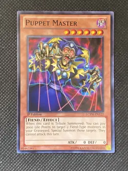 YuGiOh! - Puppet Master LCYW-EN122 Common 1st Edition Near Mint - Image 1