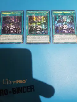 YuGiOh Forbidden Droplet MP22-EN254 Prismatic Secret x3 PLAYSET 1st Ed US Print. - Image 2