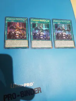 YuGiOh Forbidden Droplet MP22-EN254 Prismatic Secret x3 PLAYSET 1st Ed US Print. - Image 3
