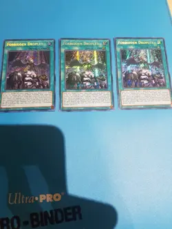 YuGiOh! Forbidden Droplet MP22-EN254 Prismatic Secret x3 PLAYSET 1st Ed US Print - Image 4