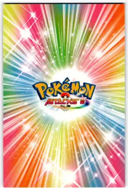 PIKACHU EEVEE PONCHO CARD DATABASE ATTACKS 2 BLUE CRACKED ICE HOLO POKEMON - Image 2
