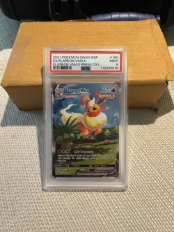 Flareon VMAX SWSH180 Promo Card Sword & Shield Holo PSA9 - Image 1