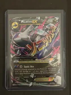 Pokemon TCG Mega M Latios EX Holo Ultra Rare Card Roaring Skies 59/108 - Image 3