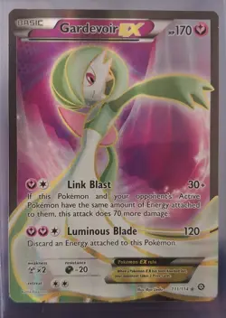 Pokemon TCG Gardevoir EX Steam Siege 111/114 Full Art Ultra Holo Rare Card NM - Image 1