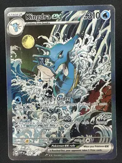 Kingdra ex - SVP131 Scarlet & Violet Black Star Promo Card - NM - POKEMON TCG - Image 1