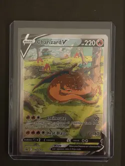 Pokemon TCG Charizard v SWSH260 Holo Rare Card Sword & Shield Promo NM - Image 3