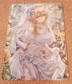 LUMINE wedding Genshin Impact Sexy Goddess Story Anime Waifu Card Girl Doujin - Image 1