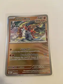 Pokemon TCG Paradox Rift Slither Wing Uncommon Reverse Holo Card 107/182 - Image 1