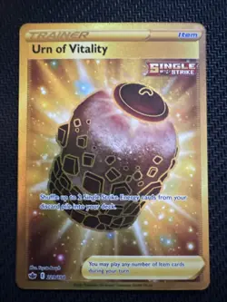 Urn of Vitality 229/198 Chilling Reign Full Art Secret Rare Holo Pokemon Card NM - Image 1