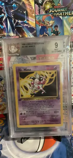 1999 Pokemon TCG Mr. Mime Jungle 22/64 1st Edition Rare Card - Image 1