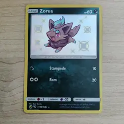 Zorua SV25/SV94 - NM HOLO RARE Shiny Vault Hidden Fates - Pokemon 2019 TCG Card - Image 1