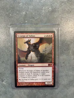 Scourge of Valkas M14 151 Mythic Core Set 2014 Dragon LP MTG, Magic - Image 1