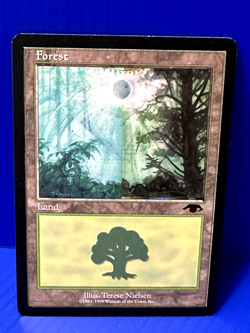 MTG Forest Guru Lands Magic the Gathering 1999 Promo Rare - Image 1