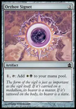 Orzhov Signet - Light Play MTG Commander - Image 1