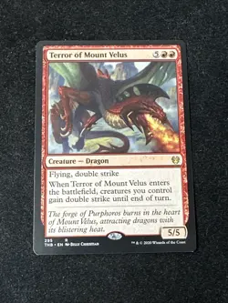 Terror of Mount Velus Theros Beyond Death Regular MTG 295 THB Magic NM - Image 1