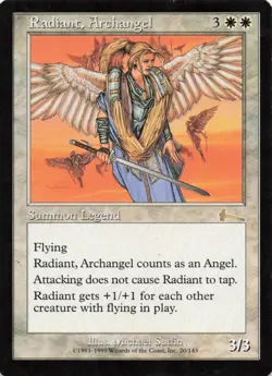 MTG - Radiant, Archangel - Urza's Legacy - Image 1