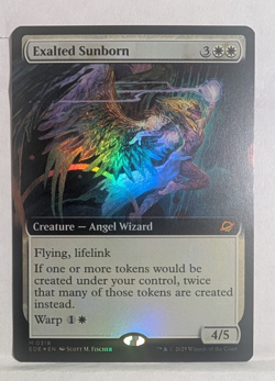 1x (318) Exalted Sunborn - FOIL - EXTENDED ART MTG Edge of Eternities NM Magic F - Image 1