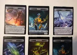 MtG Edge Of Eternities 12 Miscut Cards Magic The Gathering Tokens Factory Error - Image 2