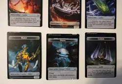 MtG Edge Of Eternities 12 Miscut Cards Magic The Gathering Tokens Factory Error - Image 5