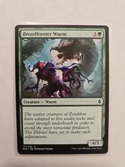 Broodhunter Wurm - Battle for Zendikar - LP - MTG Magic - Common - Creature - Image 1
