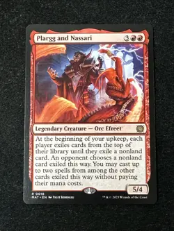 Plargg and Nassari MtG Magic March of the Machine Aftermath 0018 MAT NM Regular - Image 1