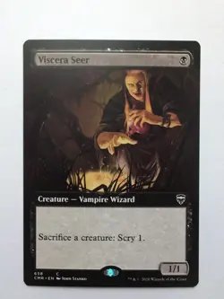 MTG Viscera Seer (CMR) Commander Legends Regular Extended Art Common 658 - Image 1