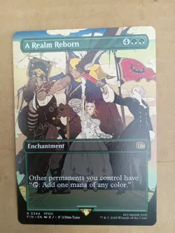 A Realm Reborn Borderless 0344 Final Fantasy MTG Magic MINT PACK FRESH - Image 1