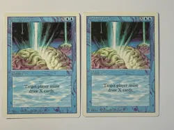 MTG 2x Braingeyser Revised 3RD Edition LP - Image 1