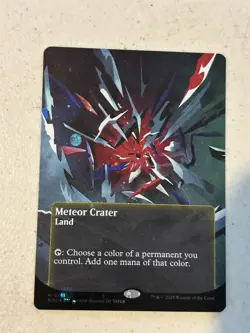 mtg galaxy foil Meteor Crater stellar sights, Edge of Eternities, unplayed - Image 1