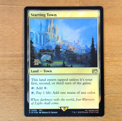 Starting Town - Pre-release Foil Stamped Promo- Final Fantasy MTG - Image 1